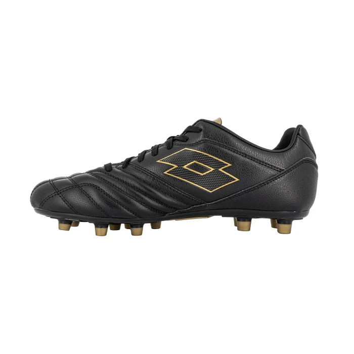 Scarpa calcio STADIO 300 III FG LOTTO Nero Platino