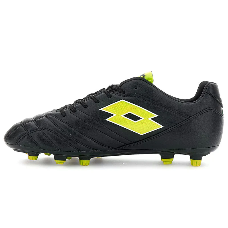 Scarpa calcio STADIO 705 FG LOTTO Nero Giallo