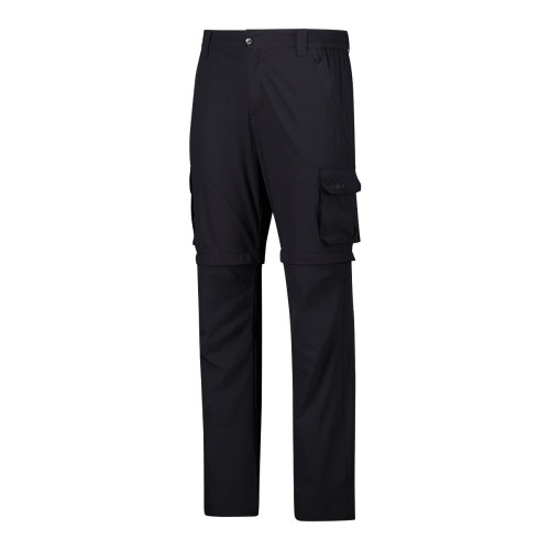 Pantaloni zip off con tasconi laterali Antracite CMP