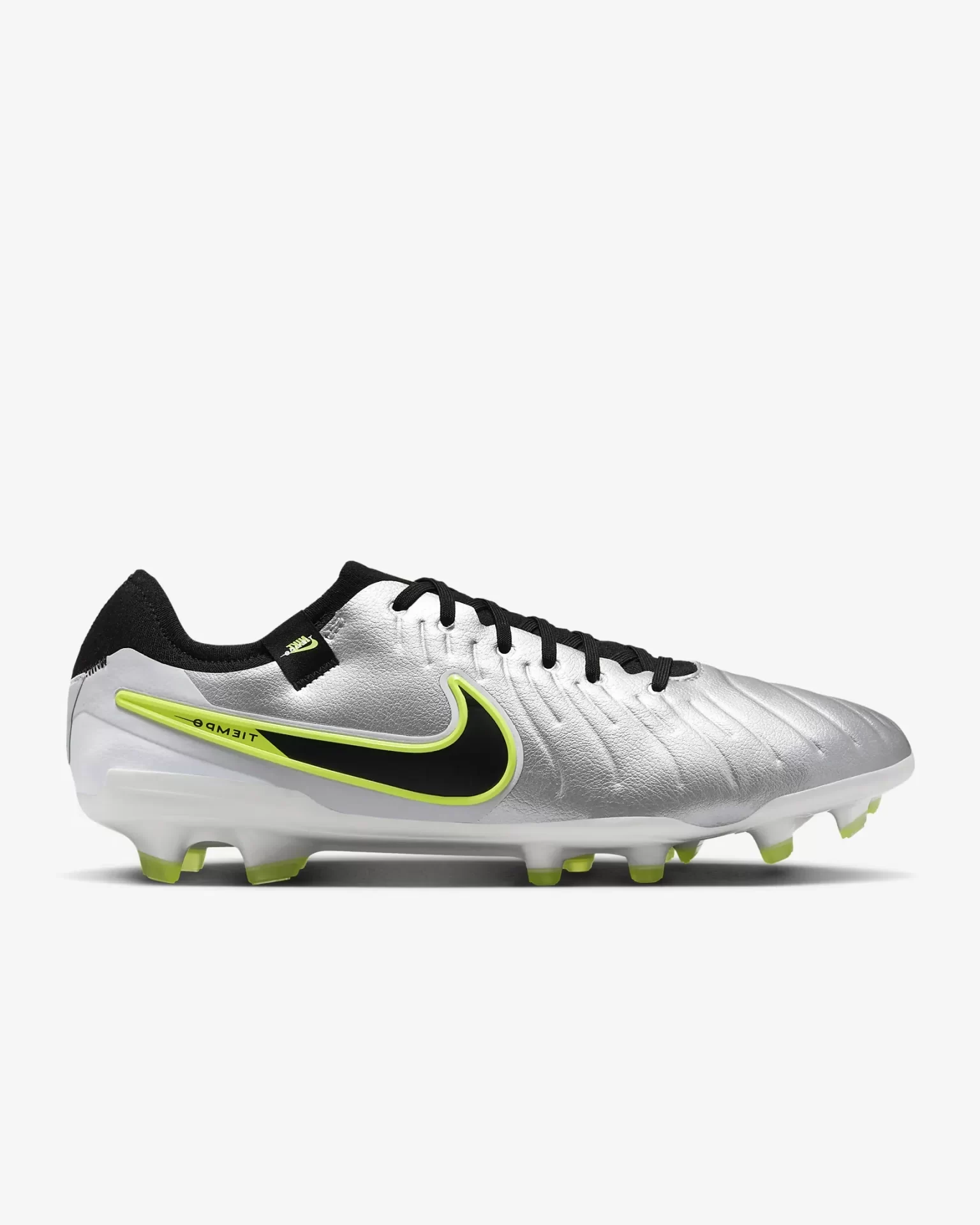 Nike Tiempo Legend 10 Pro FG Argento