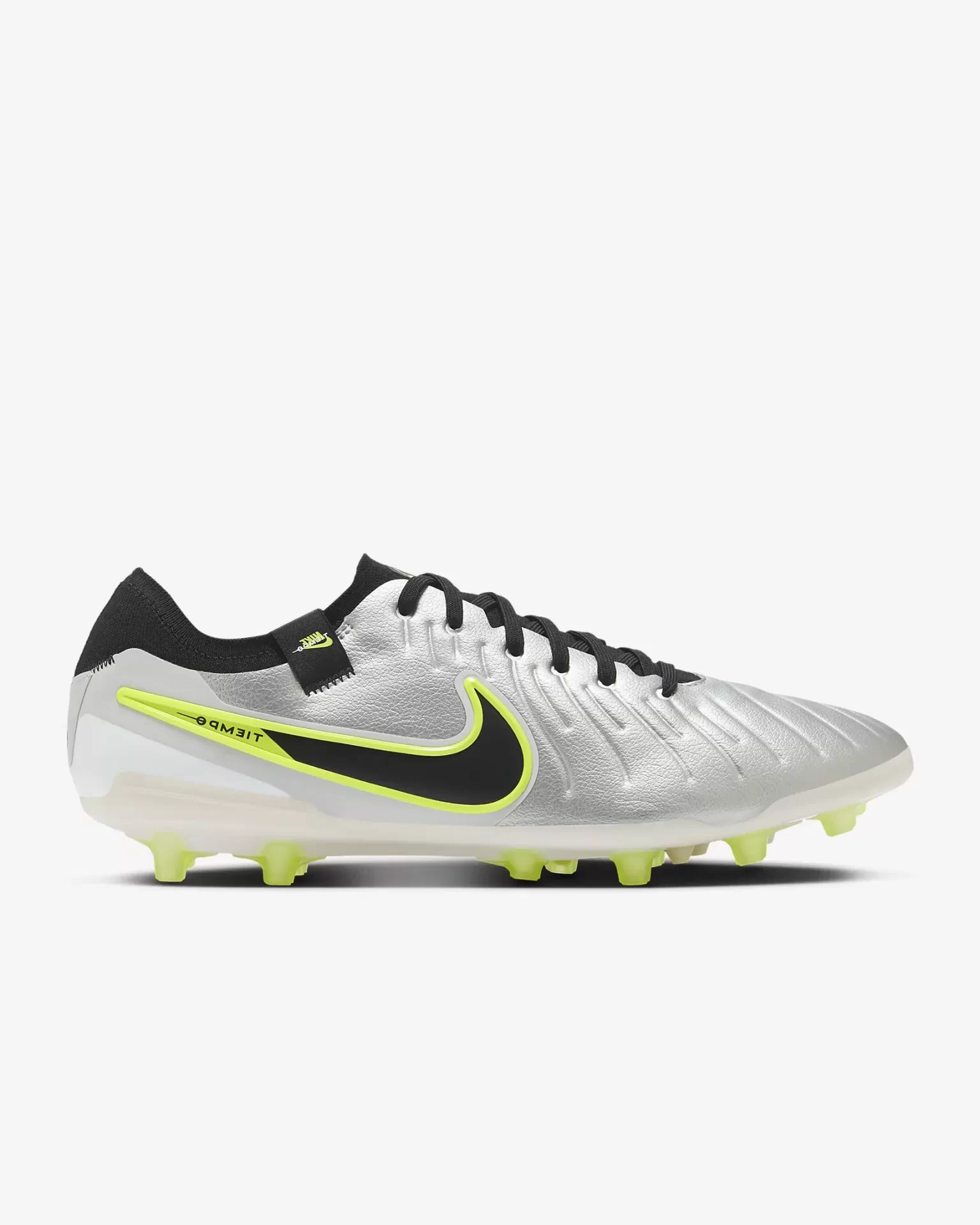 Nike Tiempo Legend 10 Pro AG-Pro Argento