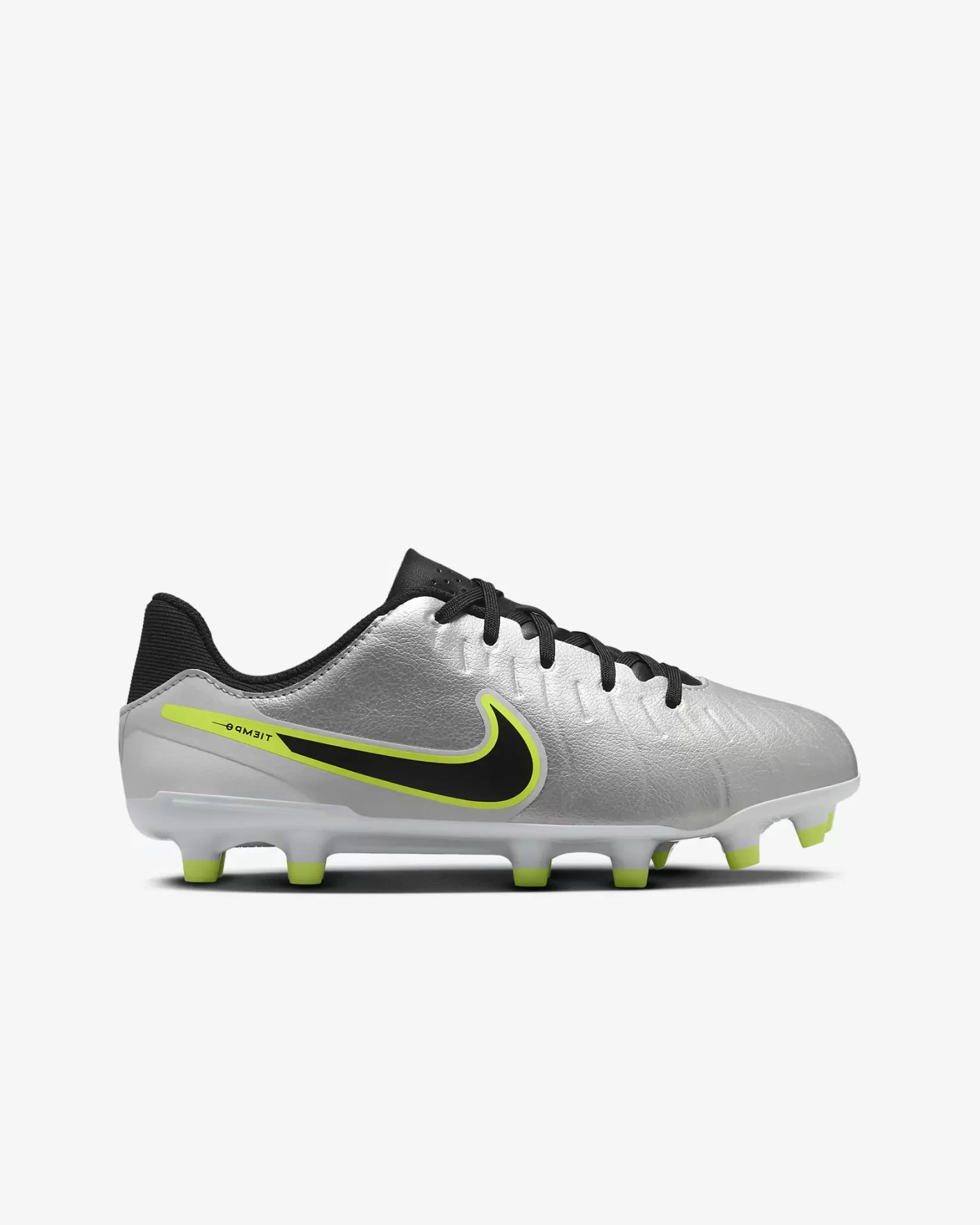 NIKE Tiempo Legend 10 Academy FG/MG junior Argento